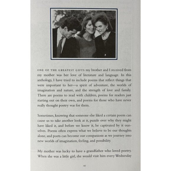 📚❤️ The Best-Loved Poems Jacqueline Kennedy Onassis SIGNED Caroline Kennedy 1st - Picture 15 of 16